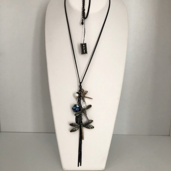 Long dragonfly necklace - Picture 2 of 3